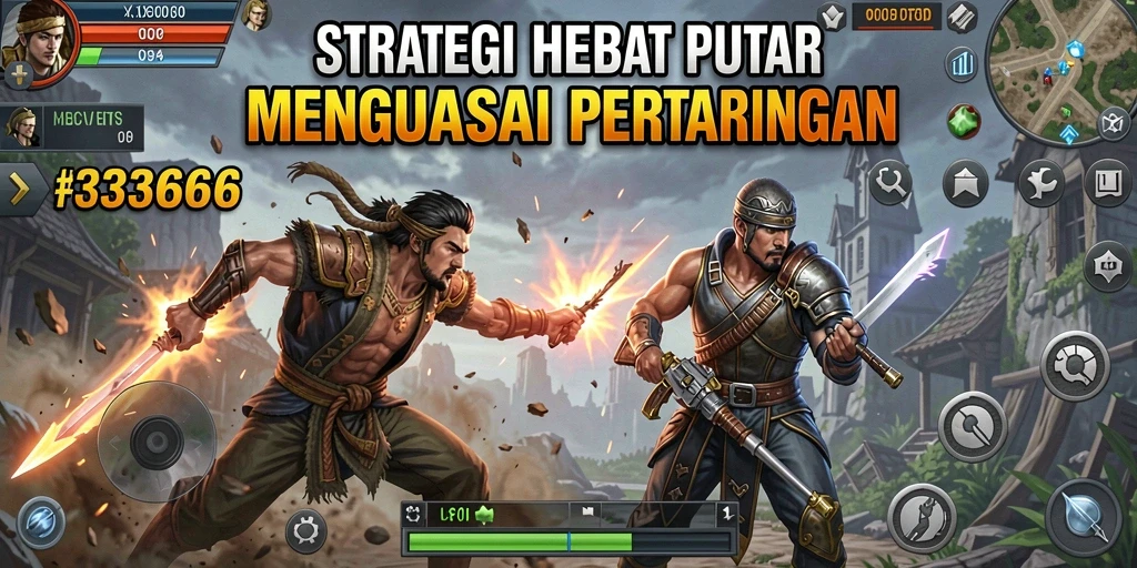 Screenshot gameplay 333666 menampilkan aksi strategi yang mendebarkan.