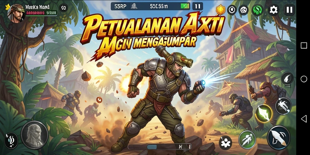 Tampilan gameplay 55RP yang seru dan mendebarkan.