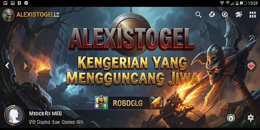 Tampilan gameplay ALEXISTOGEL yang menakutkan dan mendebarkan.