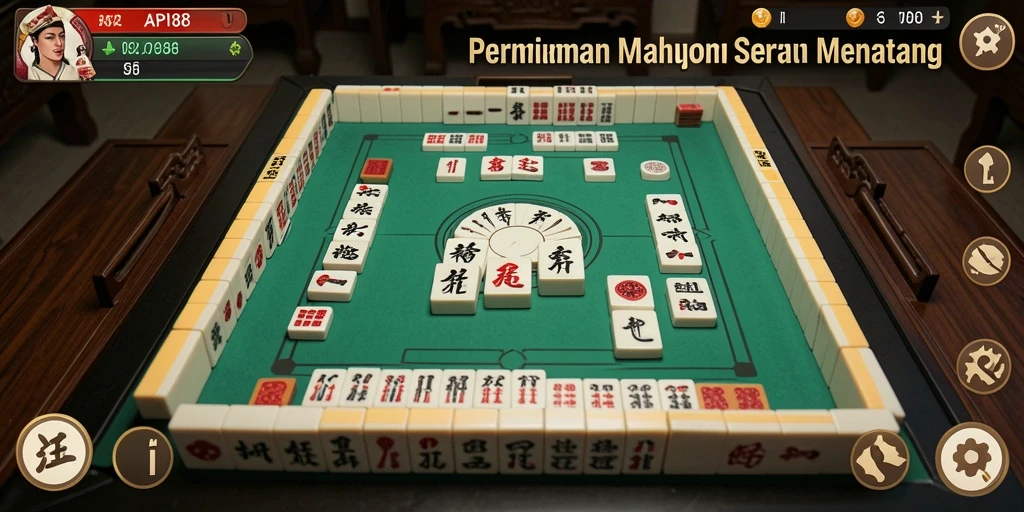 Screenshot utama API88 menampilkan gameplay Mahjong yang menarik.