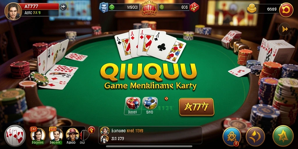 Tampilan menarik dari gameplay seru AT777 QiuQiu.