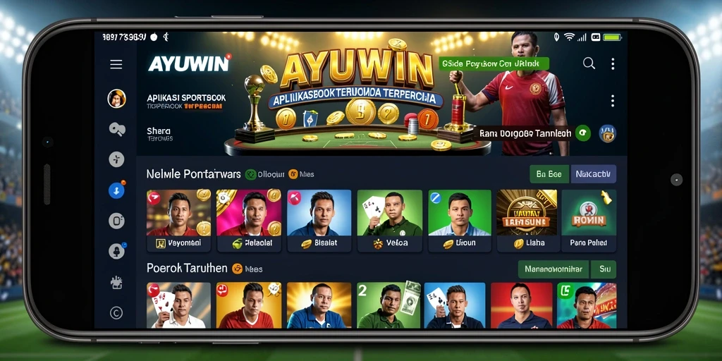 Tampilan gameplay AYUWIN dengan berbagai opsi taruhan yang menarik.