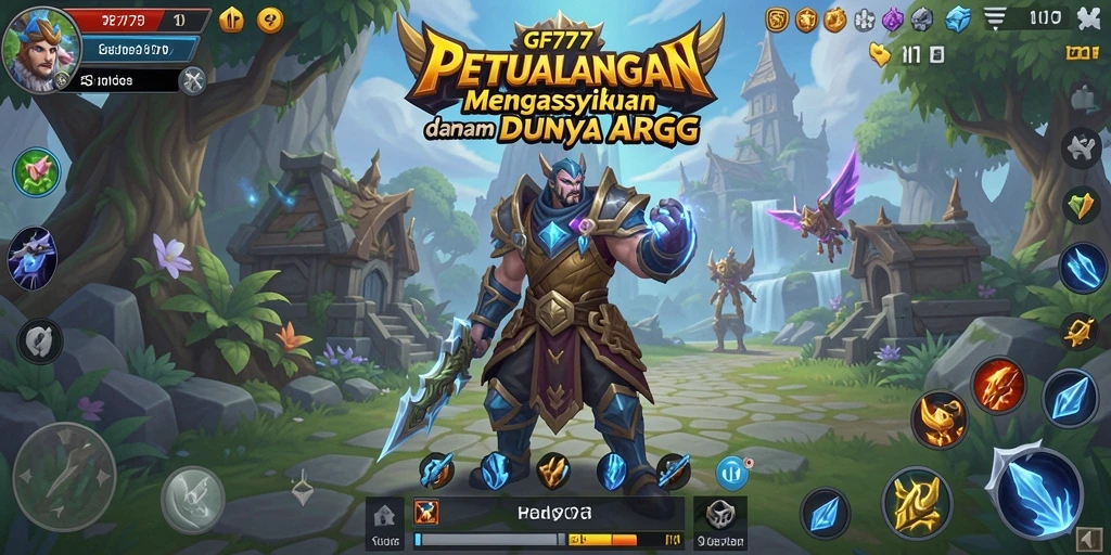 Screenshot GF777 menampilkan aksi seru di dunia ARPG.