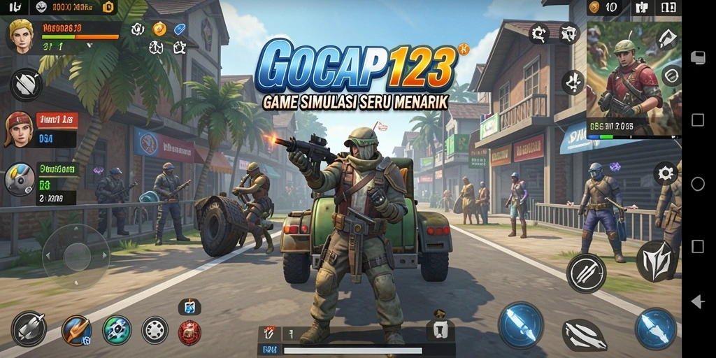 Tampilan gameplay GOCAP123 yang mendalam dan interaktif.