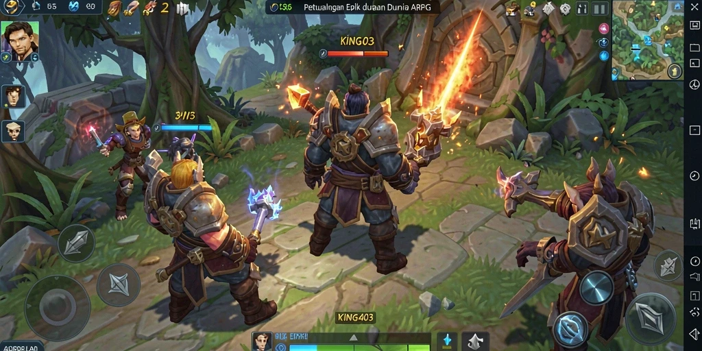 Gameplay dinamis dan grafis menakjubkan di KING403.