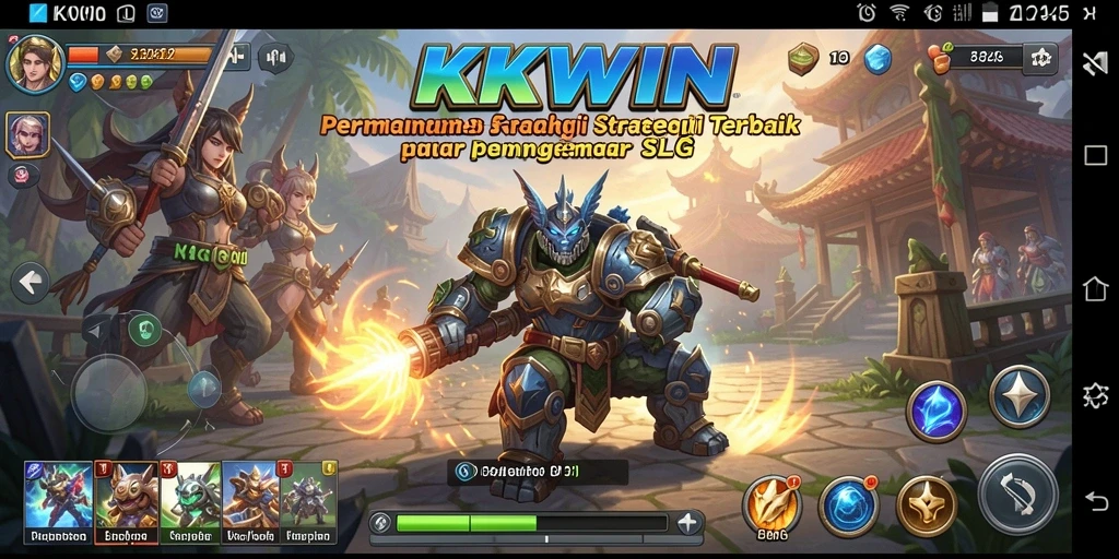 Tampilan gameplay seru di KKWIN dengan strategi menawan.