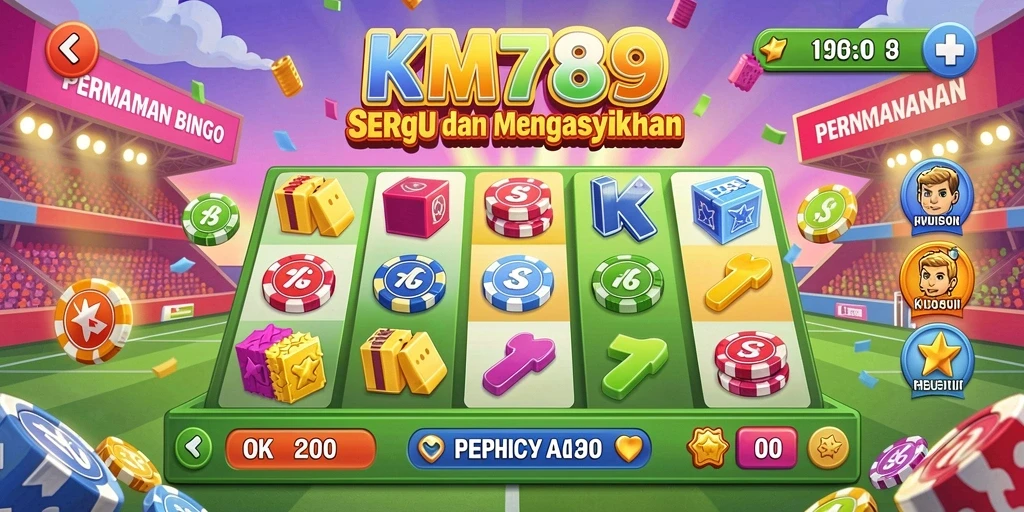 Gameplay seru Bingo di KM789 dengan antarmuka menarik.