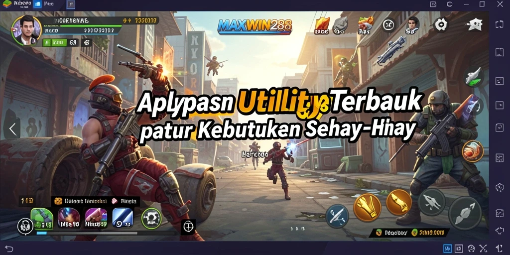 Tampilan utama <strong>MAXWIN288</strong> menunjukkan kemudahan dalam mengakses fitur Utility.
