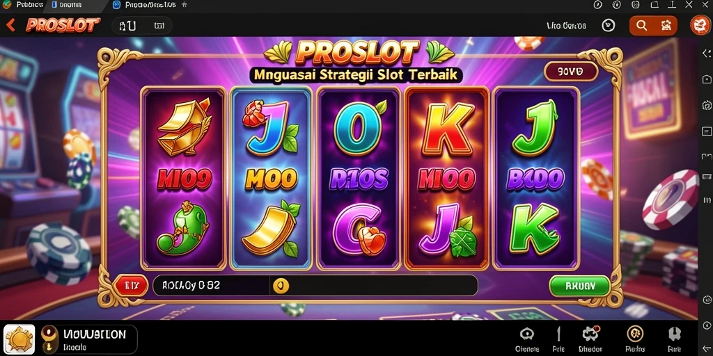 Tampilan gameplay yang mendebarkan dalam PROSLOT.