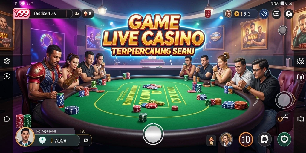 Tampilan gameplay Y89 yang seru dan interaktif dalam Live Casino.